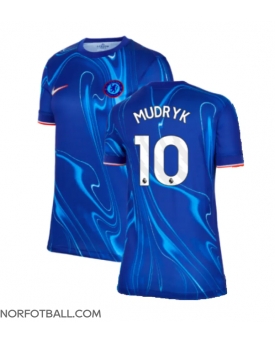 Billige Fotballdrakt Chelsea Mykhailo Mudryk #10 Replika Hjemmedrakt Dame 2024-25 Kortermet